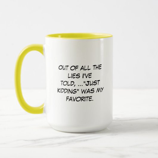 すべての嘘 マグカップ (左)