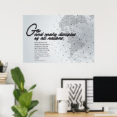 すべての国々に弟子入りする ポスター (ホームオフィス)