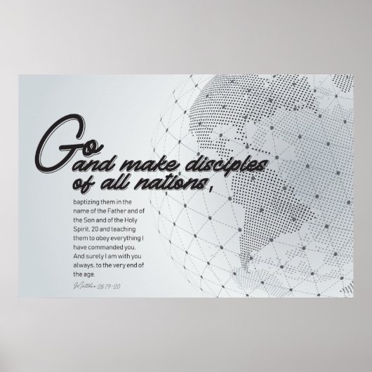 すべての国々に弟子入りする ポスター (正面)