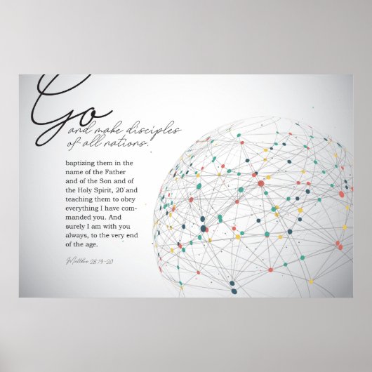 すべての国々に弟子入りする ポスター (正面)