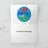 すべての国の子どもがいる子イエス シーズンカード (内部)