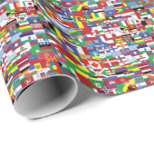 すべての国家の旗 ラッピングペーパー (ロールコーナー)