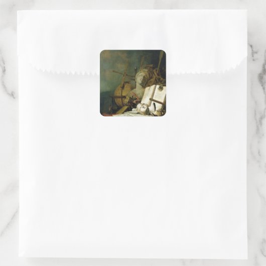 すべての地上の事物の過渡性， c.1660 スクエアシール (バッグ)