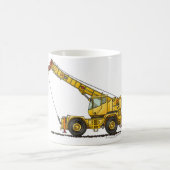 すべての地勢油圧建築のマグを伸ばして下さい コーヒーマグカップ (中央)