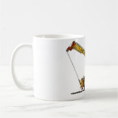 すべての地勢油圧建築のマグを伸ばして下さい コーヒーマグカップ (左)