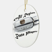 すべての地域のフルートプレーヤーのオーナメントのジュエリー セラミックオーナメント (左)