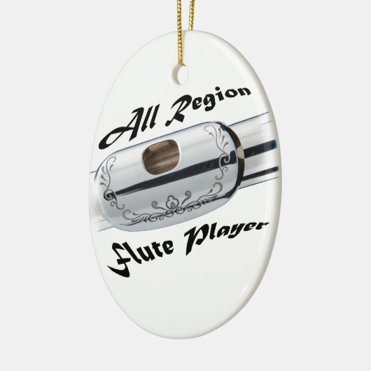 すべての地域のフルートプレーヤーのオーナメントのジュエリー セラミックオーナメント (左)