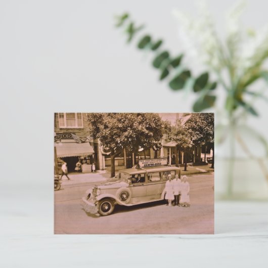 すべての地方病院への無料救急車サービス ポストカード (スタンド正面)