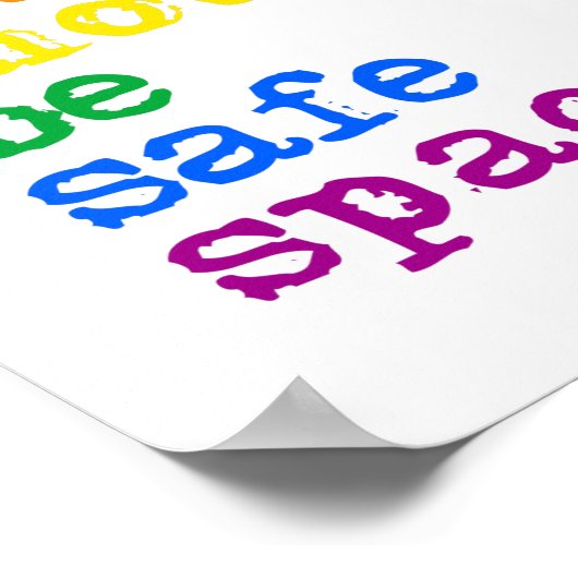 すべての場所は安全な宇宙 ポスター (角)