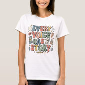 すべての声には物語がある言語聴覚士 Tシャツ (正面)