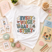 すべての声には物語がある言語聴覚士 Tシャツ