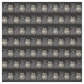 すべての声ヒューマンウルフ感動的引用文 ファブリック (見本)