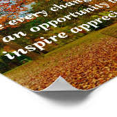 すべての変化を～する機会と見なインスパイアす ポスター (角)