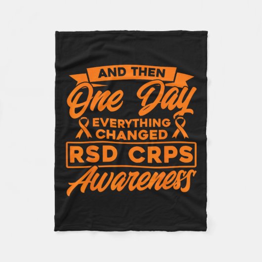 すべての変更されたRsd Crps認識度 フリースブランケット (正面)