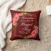 すべての変更文字ママおばあちゃんの最大の抱擁を送信 クッション (ブランケット)