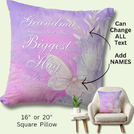 すべての変更文字ママおばあちゃんの最大の抱擁を送信 クッション
