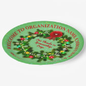 すべての変更文字団体や組織クリスマスパーティー20xx ペーパープレート (アングル)