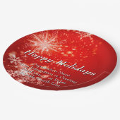 すべての変更文字団体や組織クリスマス20xxパーティー ペーパープレート (アングル)
