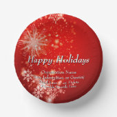 すべての変更文字団体や組織クリスマス20xxパーティー ペーパーボウル (正面)