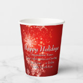 すべての変更文字団体や組織クリスマス20xxパーティー 紙コップ (裏面)