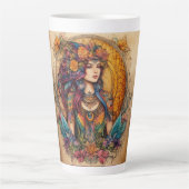 すべての大事な行事に最適なマグカップ：スタイルでsip!" カフェラテマグ (正面)