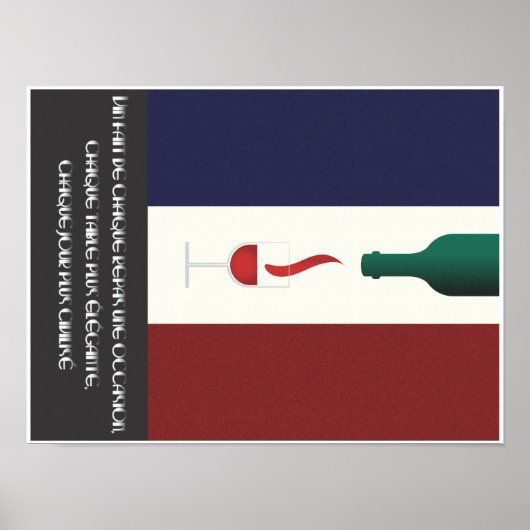 すべての大事な行事のためのワイン – A.Mスタイル ポスター (正面)