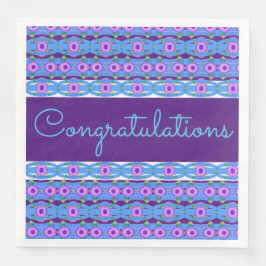 すべての大事な行事ブルーとパープルおめでとう