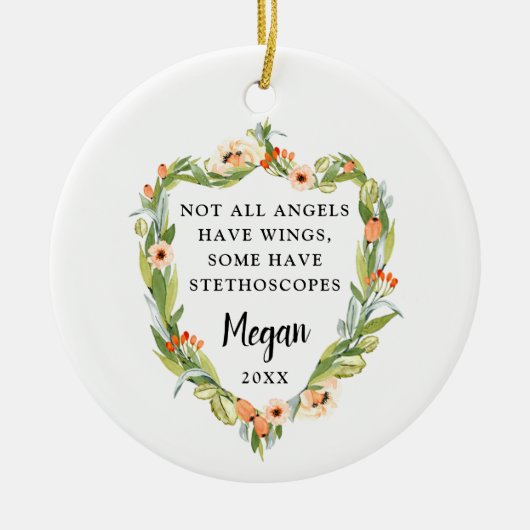 すべての天使が翼を持っているわけではない セラミックオーナメント (正面)