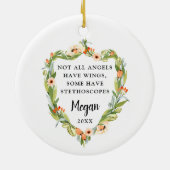 すべての天使が翼を持っているわけではない セラミックオーナメント (裏面)
