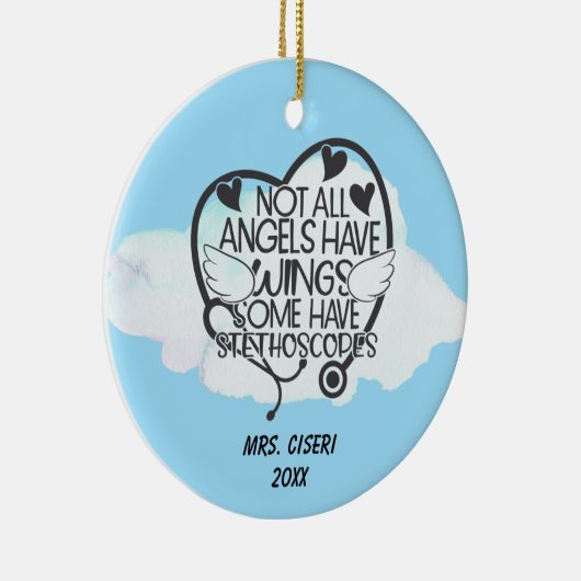 すべての天使が翼を持っているわけではない セラミックオーナメント (右)