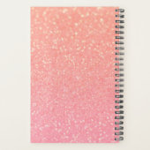 すべての女の子は女すごいの子ピンクグリッターデザイン プランナー手帳 (裏面)
