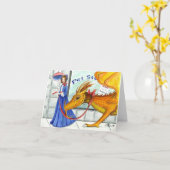 すべての女性がドラゴンを必要とする カード (黄色い花)