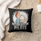 すべての女性が作成され、いくつかのパイロットAiになる クッション (ブランケット)