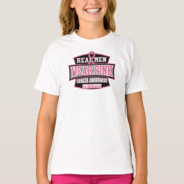 すべての女性のためにピンクを着る本当の男性 - 乳がん Tシャツ