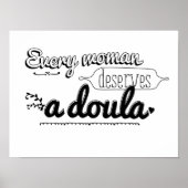 すべての女性はdoulaに値する – ポスター (正面)