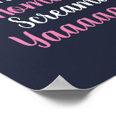 すべての女性ドーピングの引用文の背後 ポスター (角)