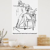 すべての女性陪審、ユーモアのあるヴィンテージ ポスター (キッチン)