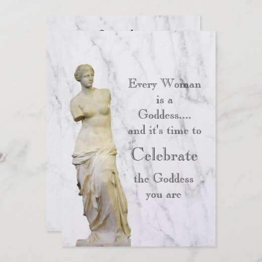 すべての女性 招待状 (正面/裏面)