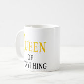 すべての女王かわいいカップルの引用文のギフトのアイディア コーヒーマグカップ (正面左)