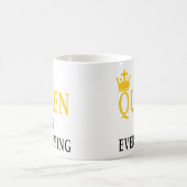 すべての女王かわいいカップルの引用文のギフトのアイディア コーヒーマグカップ (中央)