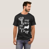 すべての女王はコーギーを必要としている ドッグママ クラウン Tシャツ (正面フル)