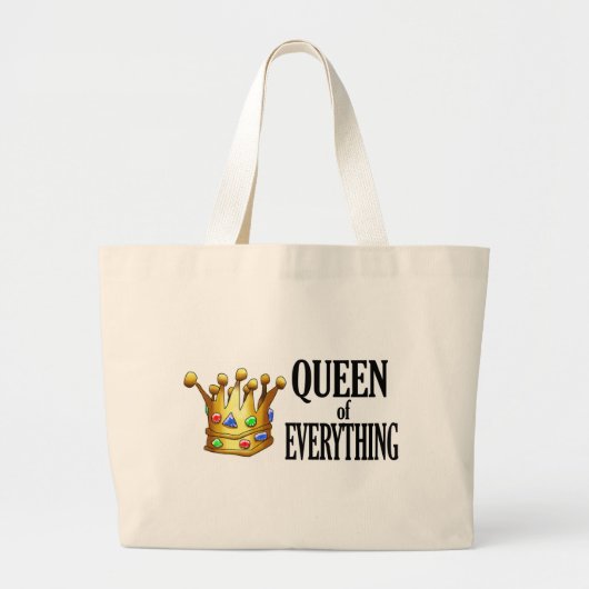 すべての女王トートバック ラージトートバッグ (正面)