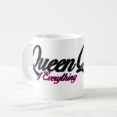 すべての女王マグ コーヒーマグカップ (正面左)