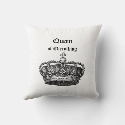 すべての女王ヴィンテージの王冠の装飾用クッション20" クッション (裏面)