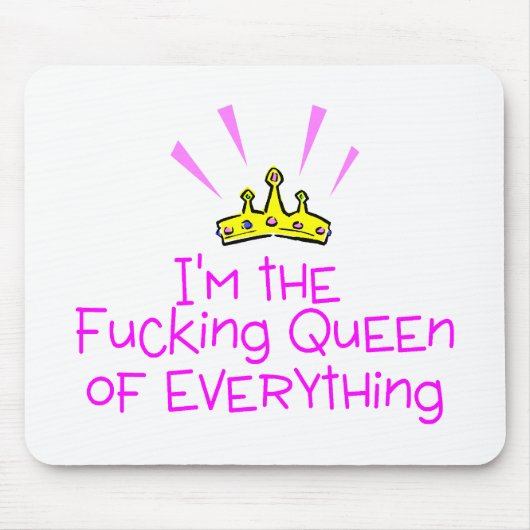 すべての女王王冠 マウスパッド (正面)