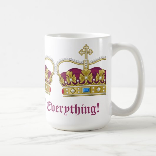 すべての女王! コーヒーマグカップ (右)