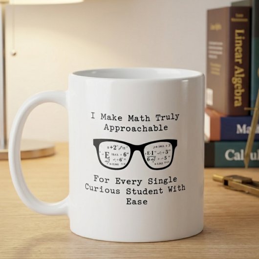 すべての好奇心旺盛な学生にとって数学を身近なものに コーヒーマグカップ