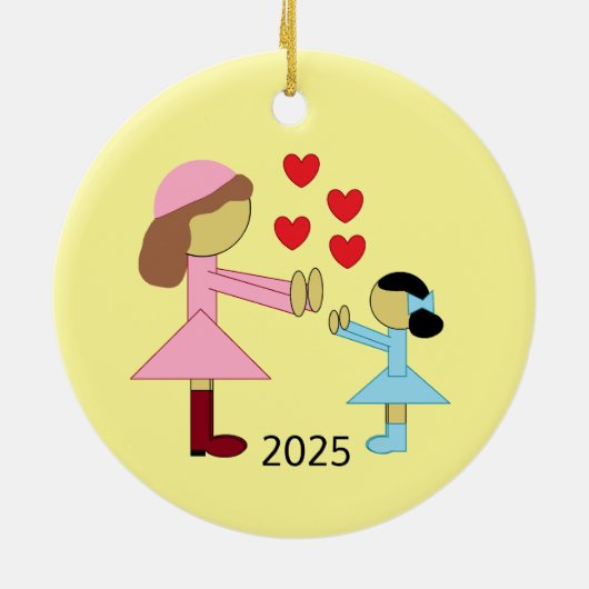 すべての子供が愛を必要 セラミックオーナメント (裏面)