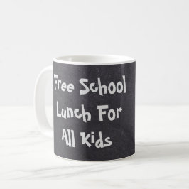 すべての子供のための無料の学校給食 コーヒーマグカップ