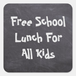 すべての子供のための無料の学校給食 スクエアシール
